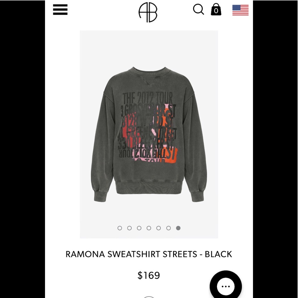 RAMONA SWEATSHIRT STREETS - BLACK